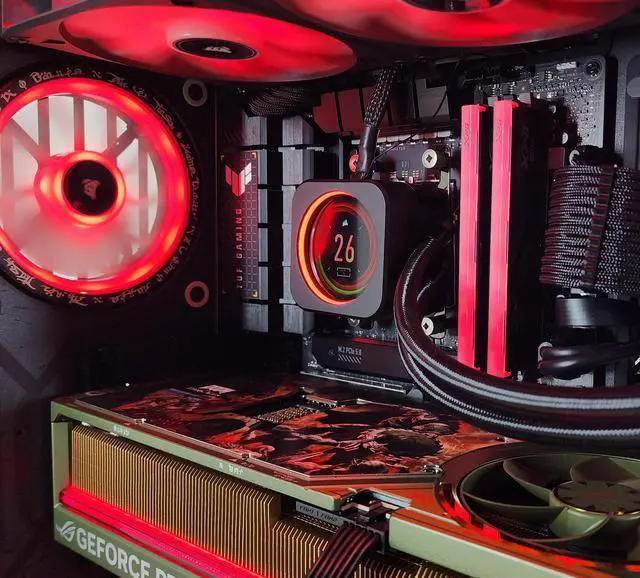 Alt view image 3 of 7 - Gaming PC Ryzen 7 9800X3D 32GB RAM 2TB SSD RTX 5080 16GB Windows 11 PC