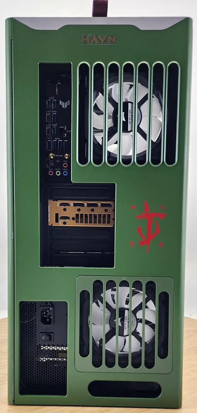 Alt view image 7 of 7 - Gaming PC Ryzen 7 9800X3D 32GB RAM 2TB SSD RTX 5080 16GB Windows 11 PC