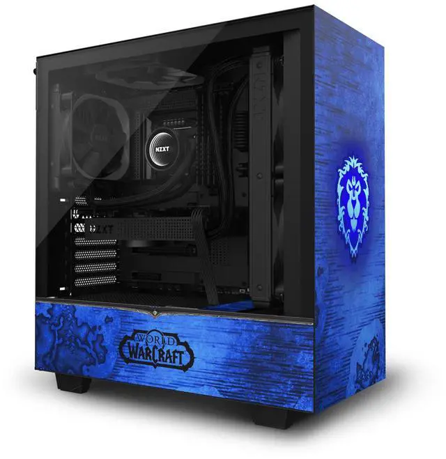 Alt view image 3 of 3 - NZXT CA-H510B-WH H510 Alliance Computer Case