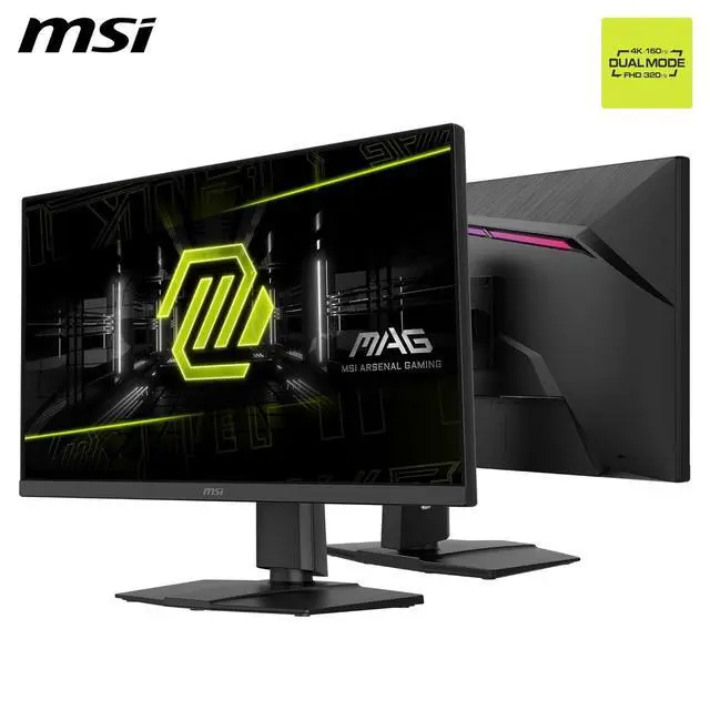 Alt view image 2 of 4 - MSI 27" 320 Hz Rapid IPS UHD Gaming Monitor FreeSync (AMD Adaptive Sync) MAG 272URDF E16