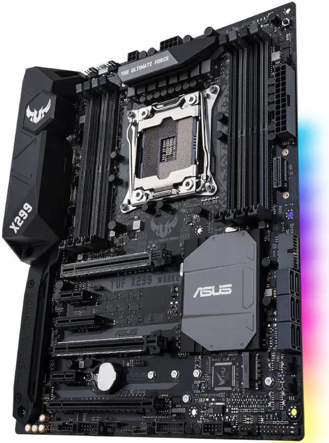 Alt view image 2 of 5 - ASUS TUF X299 MARK 2 X299 2066 ATX Gaming Motherboard M.2 RGB SLI B