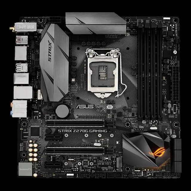 Main image of ASUS ROG STRIX Z270G GAMING Z270 1151 mATX Gaming Motherboard M.2 RGB A