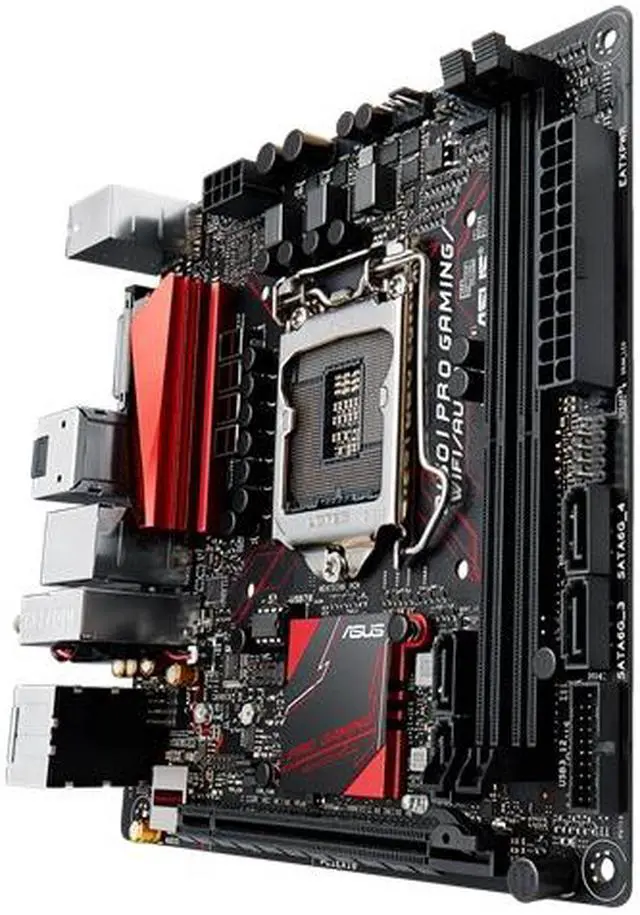 Alt view image 2 of 7 - ASUS B150I PRO GAMING/WIFI/AURA B150 1151 ITX Gaming Motherboard M.2 RGB B