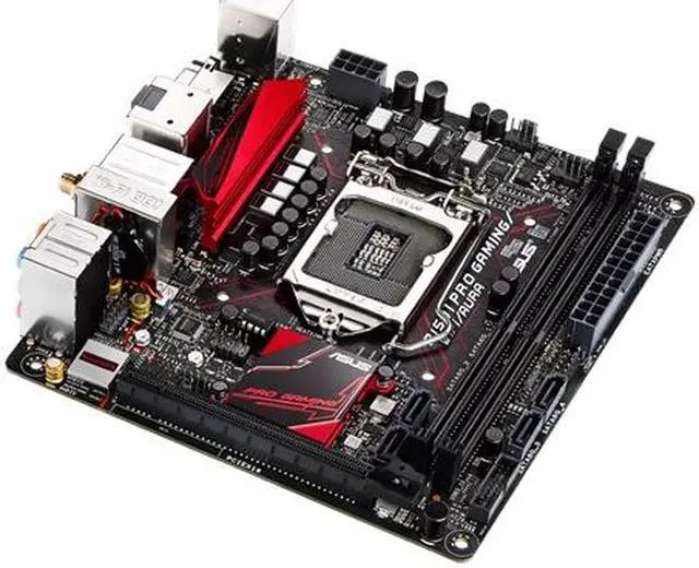 Alt view image 4 of 7 - ASUS B150I PRO GAMING/WIFI/AURA B150 1151 ITX Gaming Motherboard M.2 RGB B