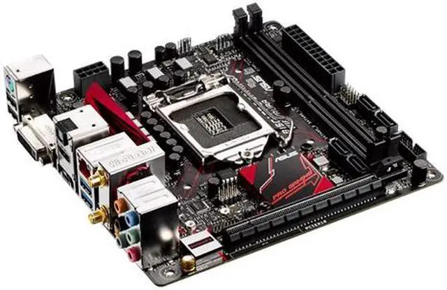 Alt view image 5 of 7 - ASUS B150I PRO GAMING/WIFI/AURA B150 1151 ITX Gaming Motherboard M.2 RGB B