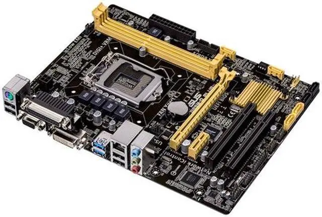 Alt view image 2 of 3 - ASUS B85M-D PLUS Intel LGA B85 1150 Mini-ATX Desktop Motherboard A