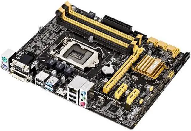 Alt view image 2 of 3 - ASUS B85M-G Intel LGA B85 1150 MicroATX Desktop Motherboard B