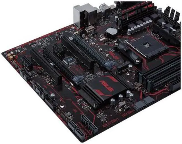 Alt view image 4 of 5 - ASUS PRIME B350-PLUS B350 AMD Socket AM4 ATX Gaming Motherboard M.2 A
