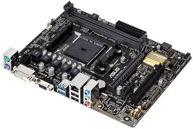 Alt view image 2 of 3 - ASUS A68HM-E A68H AMD Socket FM2+ mATX Motherboard A