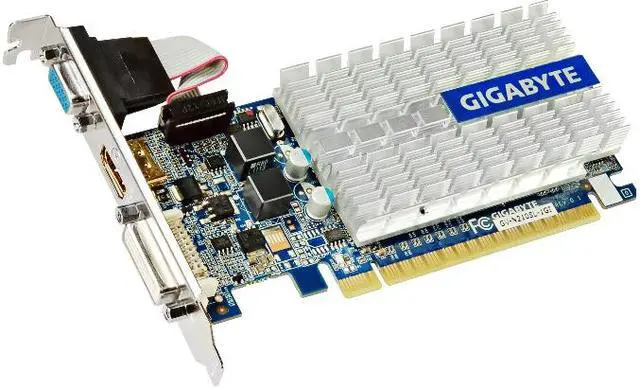 Main image of Gigabyte GeForce Geforce 210 1GB DDR3 GV-N210SL-1GI Video Card GPU