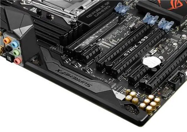 Alt view image 4 of 5 - ASUS ROG STRIX X99 GAMING X99 2011-3 ATX Gaming Motherboard M.2 RGB SLI B