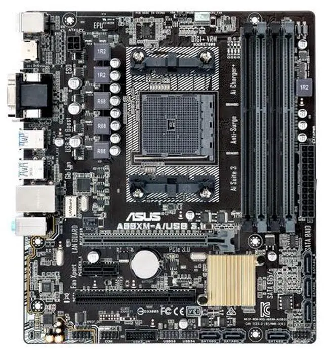 Main image of ASUS A88XM-A/USB 3.1 A88X FM2+ mATX Motherboard B