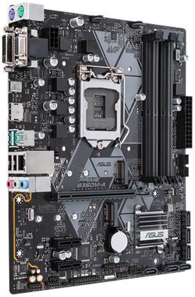 Alt view image 3 of 5 - ASUS PRIME B360M-A Intel B360 1151 LGA MicroATX M.2 Desktop Motherboard B