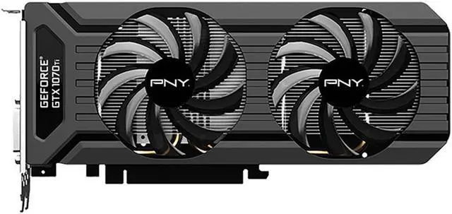 Alt view image 2 of 4 - PNY GeForce GTX 1070Ti 8GB Dual Fan GDDR5 VCGGTX1070T8PB Video Card GPU