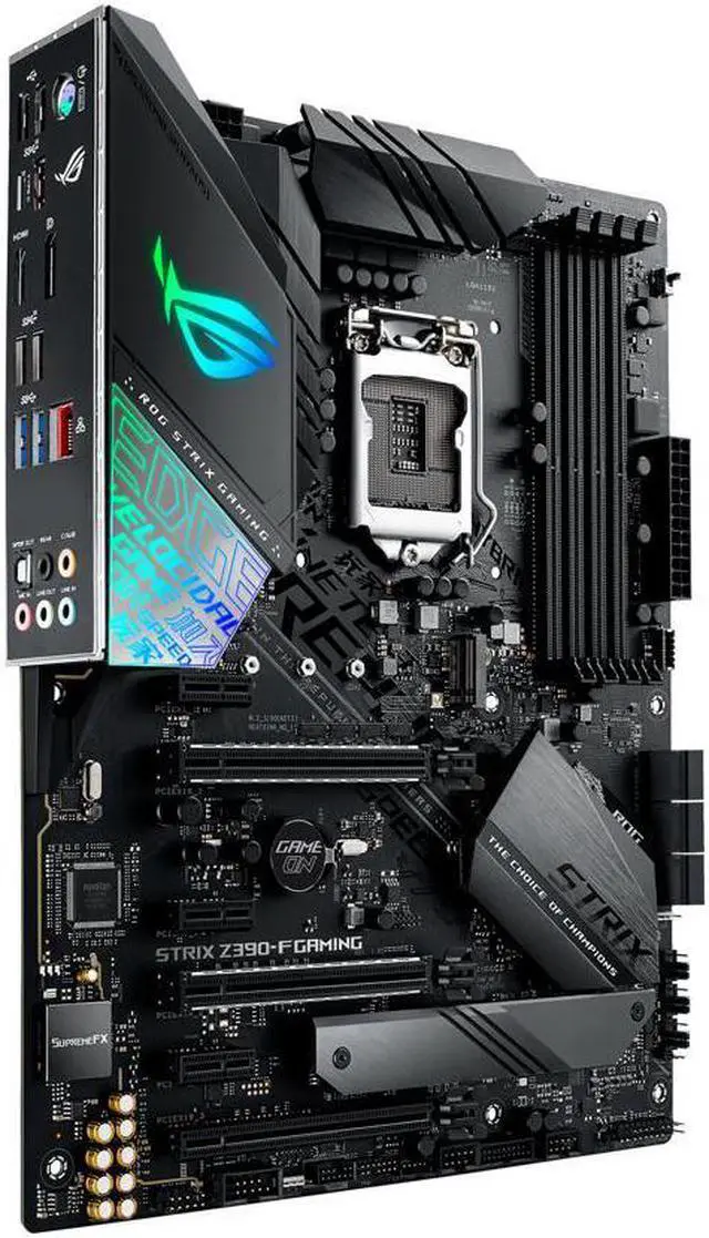 Alt view image 3 of 5 - ASUS ROG STRIX Z390-F GAMING Intel Z390 1151 LGA ATX M.2 Desktop Motherboard A