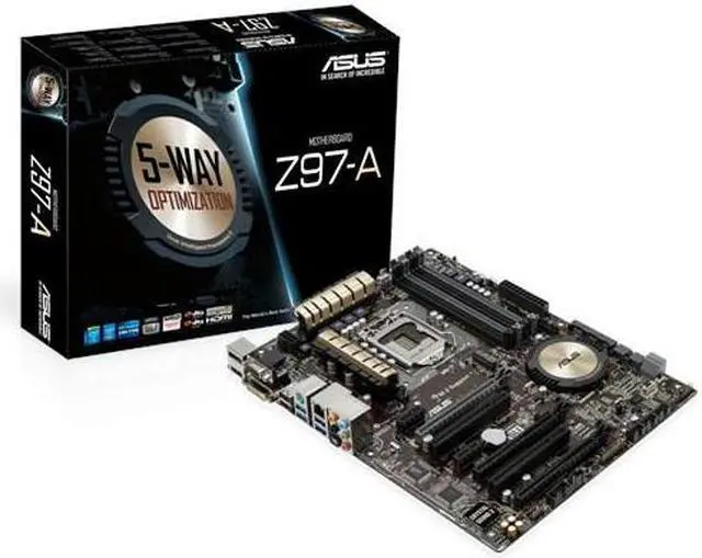 Alt view image 7 of 14 - ASUS Z97-A Z97 ATX Motherboard LGA 1150 Intel Gen 4 & 5 M.2 SLI A
