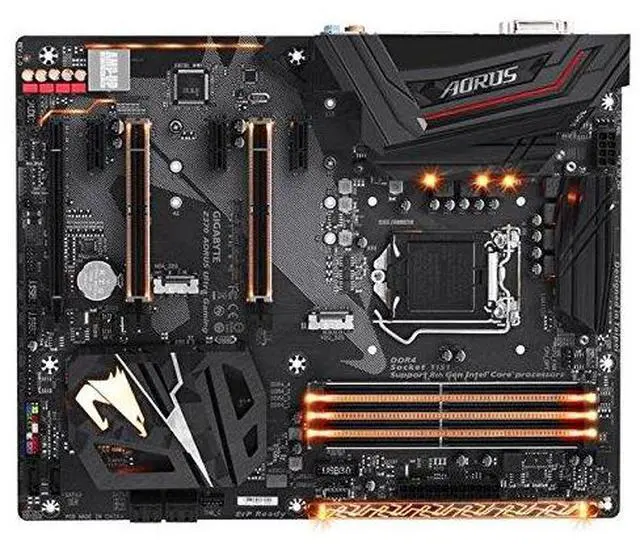 Alt view image 2 of 5 - Gigabyte Z370 AORUS ULTRA GAMING Intel LGA 1151 Z370 ATX M.2 Desktop Motherboard A