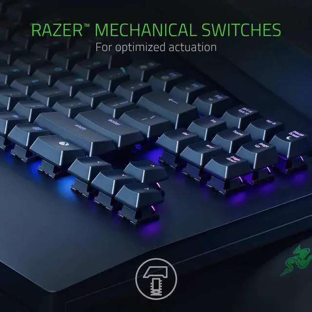 Alt view image 16 of 18 - Razer Turret Wireless Mechanical Gaming Keyboard & Mouse Combo for PC & Xbox One: Chroma RGB/Dynamic Lighting - Retractable Magnetic Mouse Mat - 40hr Battery