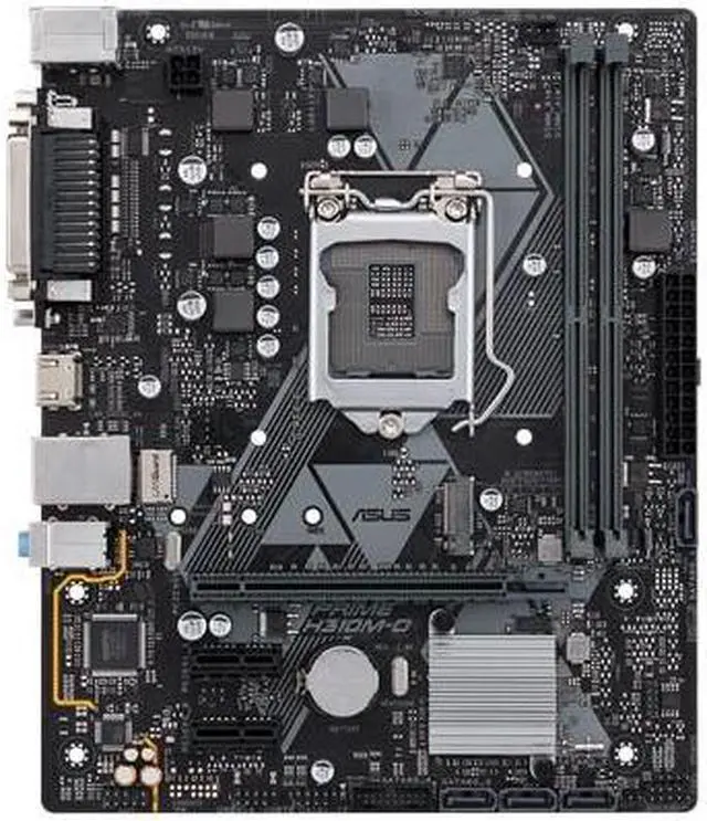 Main image of ASUS PRIME H310M-D Intel H310 1151 LGA MicroATX M.2 Desktop Motherboard A