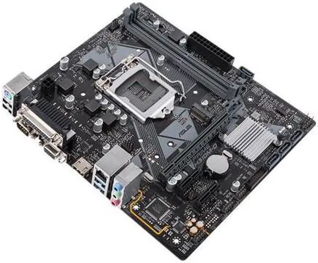 Alt view image 2 of 5 - ASUS PRIME H310M-D Intel H310 1151 LGA MicroATX M.2 Desktop Motherboard A