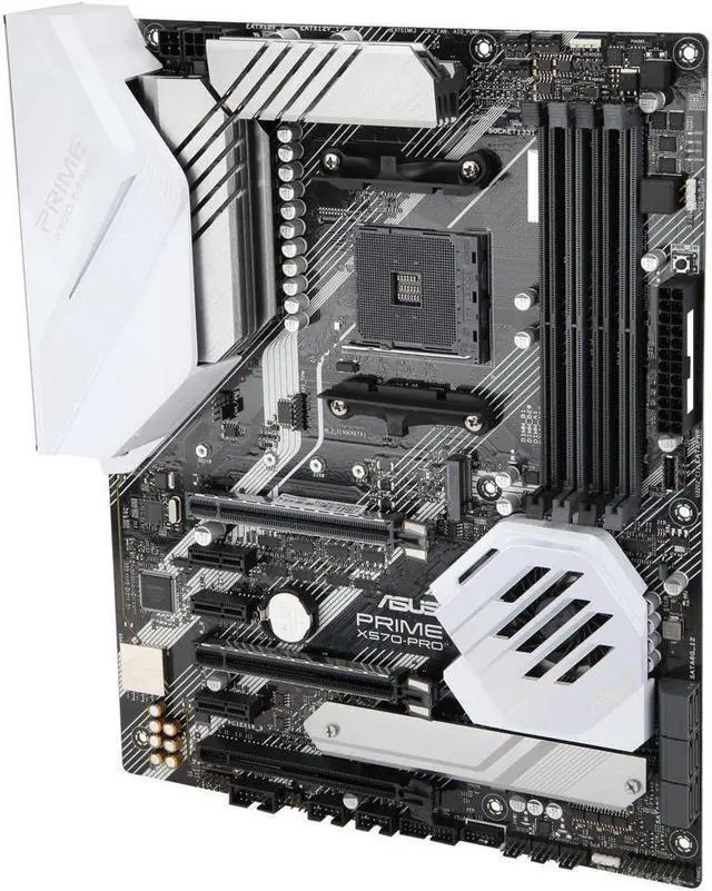 Alt view image 2 of 9 - ASUS PRIME X570-PRO AMD Socket X570 AM4 ATX M.2 Desktop Motherboard A