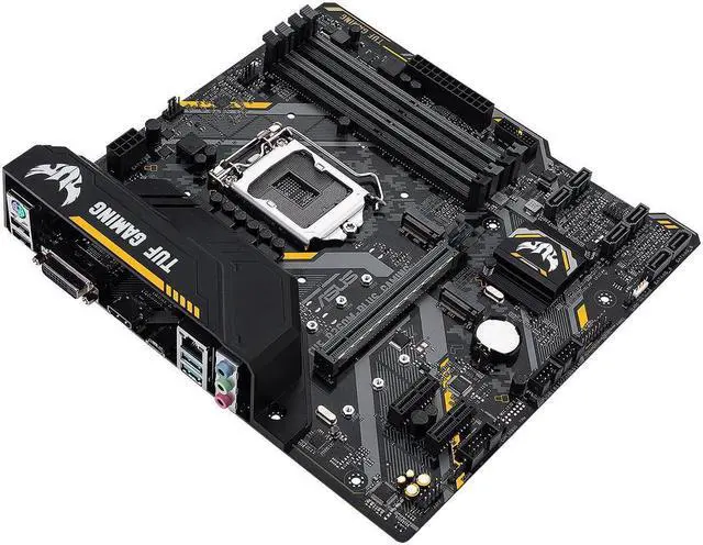 Alt view image 2 of 3 - ASUS TUF B360M-PLUS GAMING S Intel B360 1151 LGA MicroATX M.2 Desktop Motherboard A