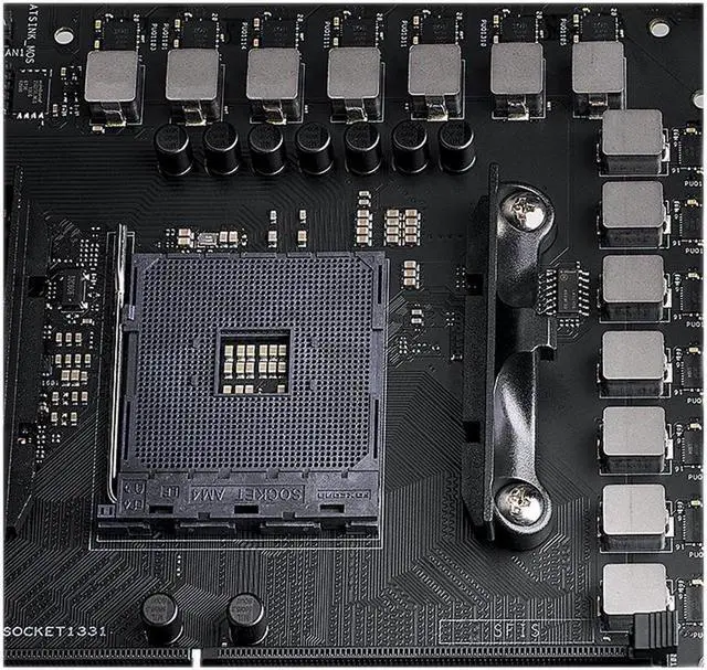 Alt view image 3 of 8 - ASUS PRO WS X570-ACE AMD Socket X570 AM4 ATX M.2 Desktop Motherboard B