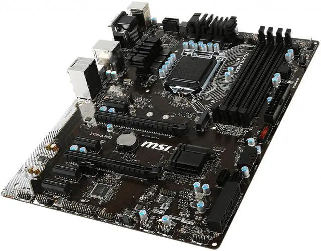 Alt view image 3 of 4 - MSI Z170-A PRO Intel Z170 LGA 1151 DDR4 64GB ATX Motherboard