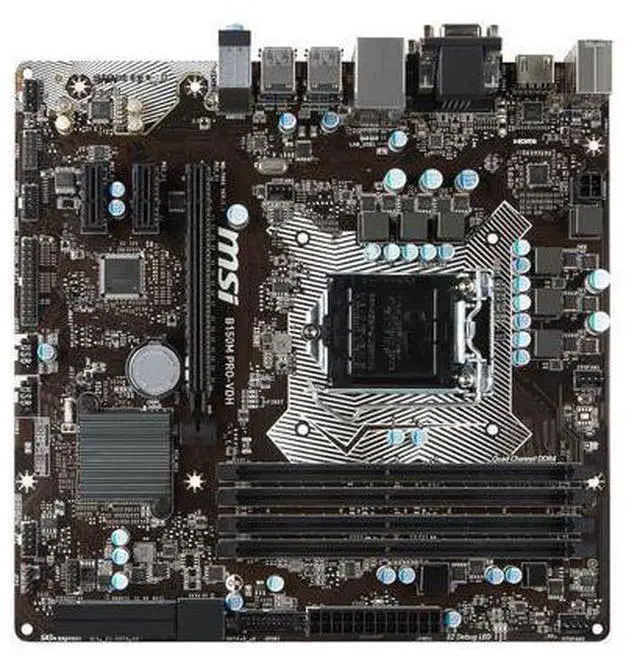 Alt view image 3 of 4 - MSI CSM-B150M PRO-VDH Intel B150 1151 LGA MicroATX Desktop Motherboard A