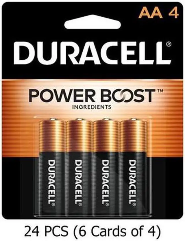 Main image of 24-Pack AA Duracell MN1500B4 Alkaline Batteries (6 Cards of 4)