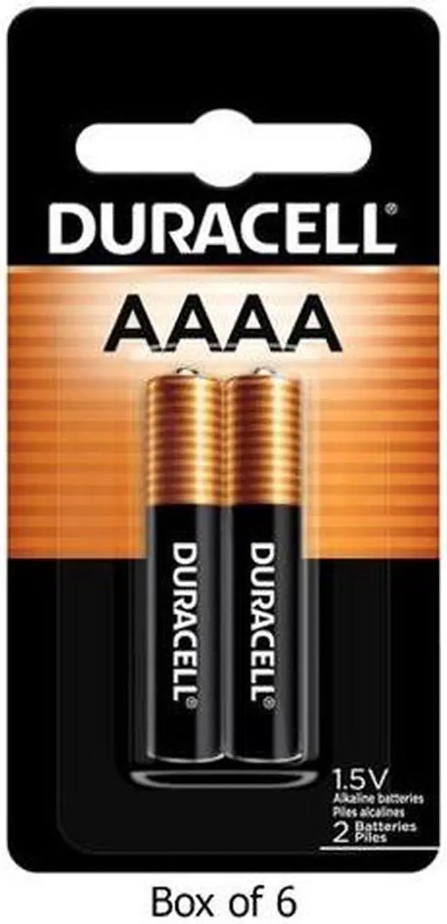 Main image of AAAA Duracell MX2500 Alkaline Batteries 2-Card (Box of 6)