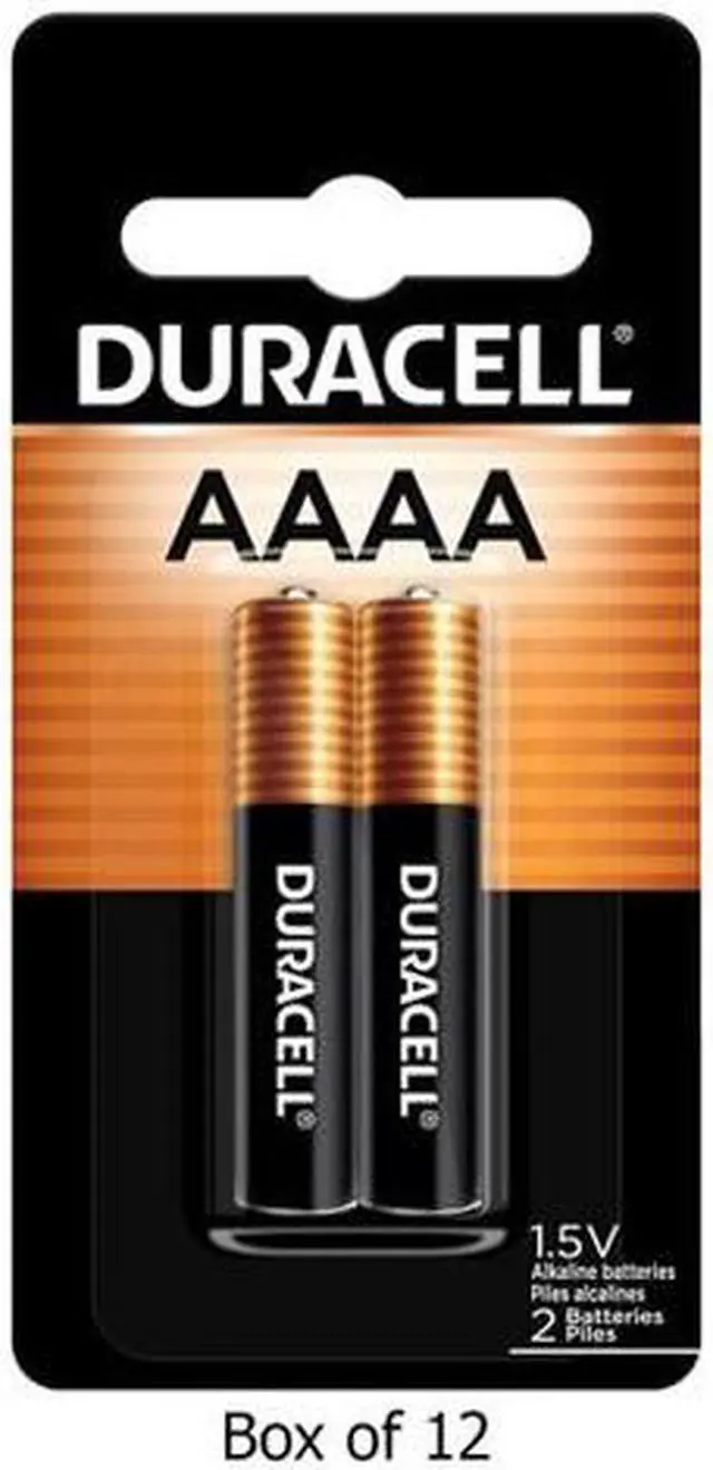 Main image of 24-Pack AAAA Duracell MX2500 Alkaline Batteries (12 Cards of 2)