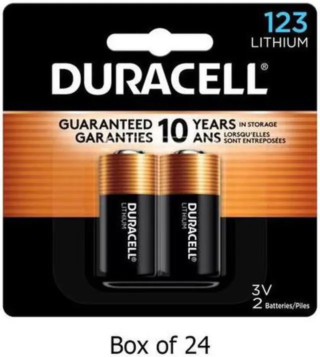 Main image of 48-Pack Duracell DL123A 3 Volt Lithium Batteries (24 Cards of 2)