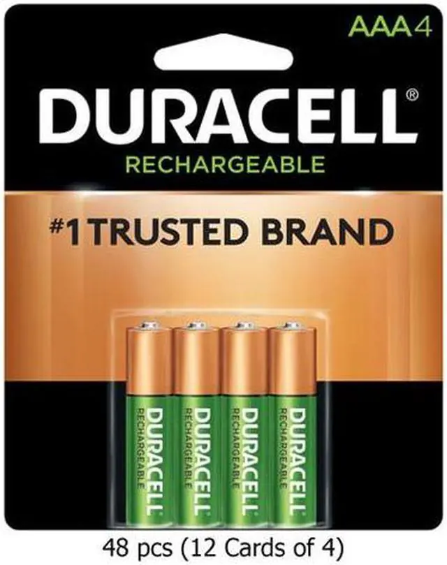 Main image of AAA Duracell (DX2400) NiMH 900 mAh Batteries 4-Card (Box of 12)