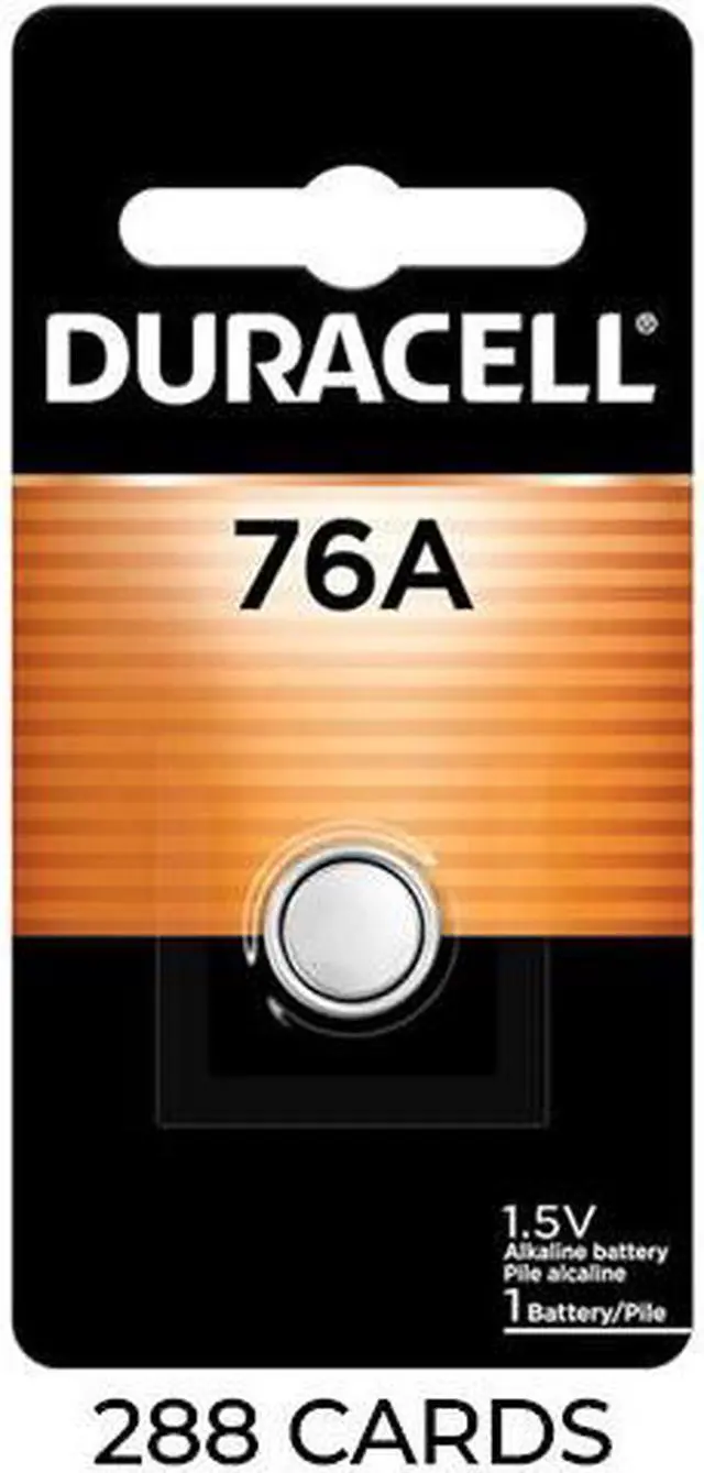 Main image of 288-Pack Duracell 76A Alkaline Button Battery (LR44, A76)