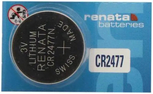 Main image of CR2477N Renata 3 Volt Lithium Coin Cell Battery
