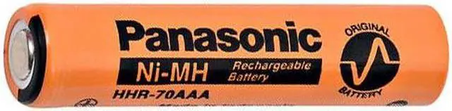 Main image of AAA NiMH Panasonic 700 mAh Rechargeable Battery (Flat Top) (HHR70AAAB7)