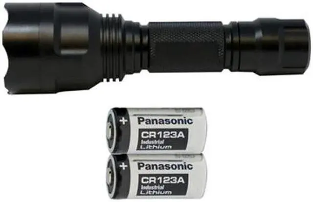 Main image of Cree XP-E LED - 300 Lumens Flashlight (S02) + 2 x Panasonic CR123 Batteries