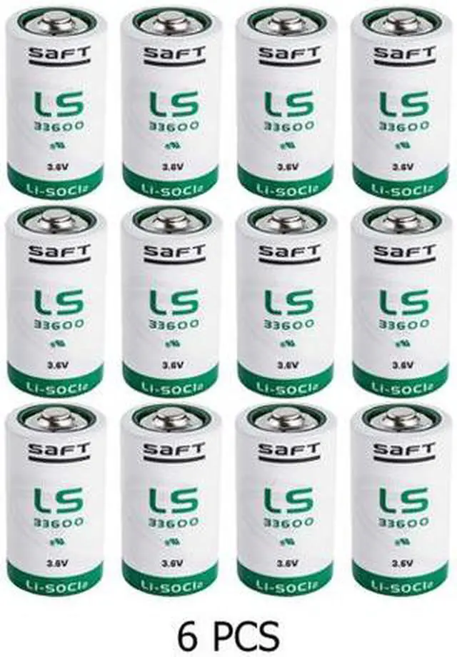 Main image of 12-Pack Saft LS33600 3.6 Volt D 17000 mAh Lithium Batteries
