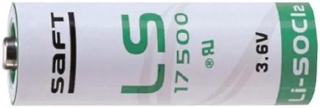 Main image of SAFT LS17500 (ER17500) 3.6 Volt A Lithium Battery (3600 mAh)