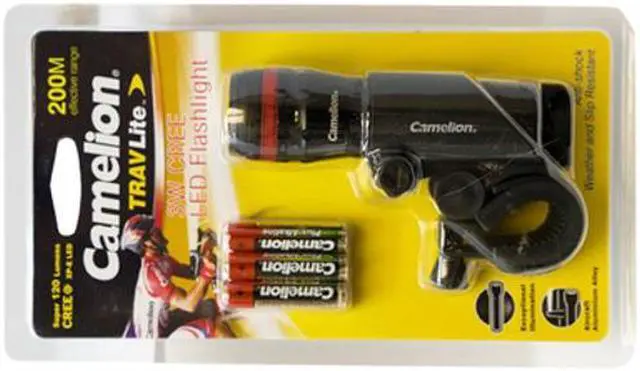 Main image of 3 Watt Cree XP-E LED Flashlight with Bike Mount