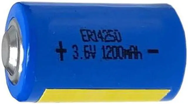 Main image of ER14250 (LS14250) 1/2 AA 3.6 Volt Primary Lithium Battery (1200 mAh)