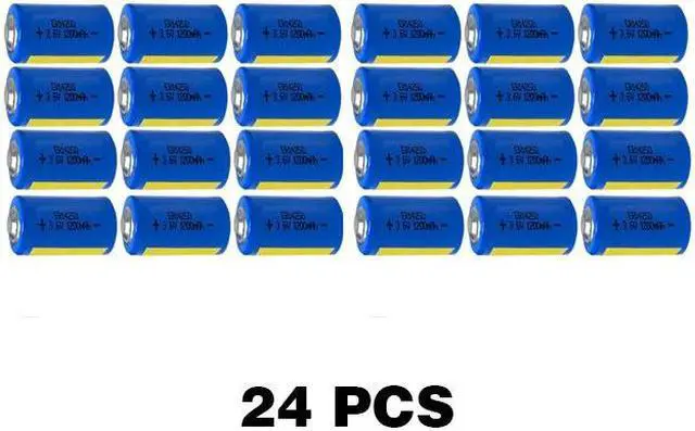 Main image of 24-Pack ER14250 (LS14250) 1/2 AA 3.6 Volt 1200 mAh Primary Lithium Batteries