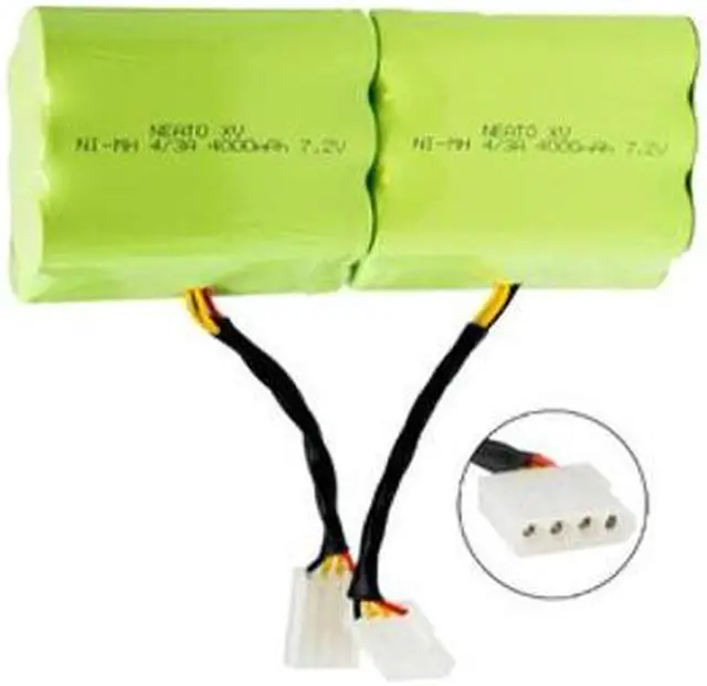 Main image of 2 x Neato XV 11 7.2 Volt 4000mAh NiMH Replacement Battery Pack