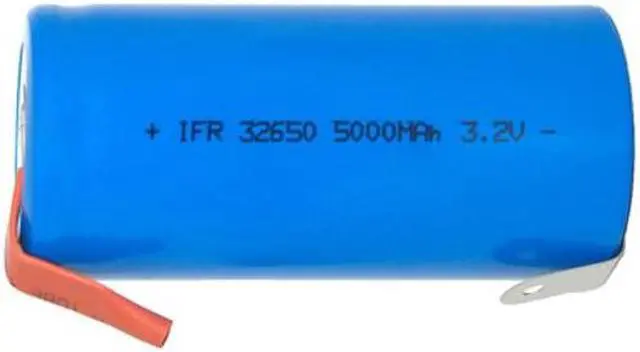 Main image of 3.2 Volt 32650 LiFePO4 Battery (5000 mAh) with Tabs