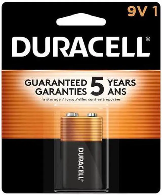 Main image of 9 Volt Duracell MN1604B1 Alkaline Battery