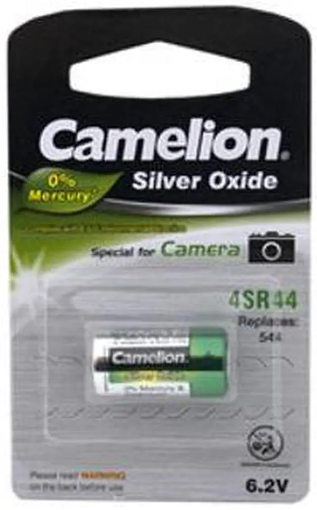 Main image of 4SR44 Camelion 6 Volt Silver Oxide Battery