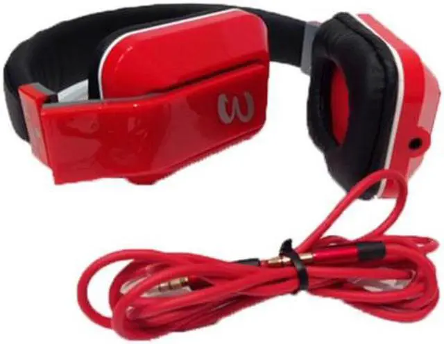 Main image of Eclipse Pro EP-2500 Hi-Fi Stereo Sound Folding Headphones (Red)