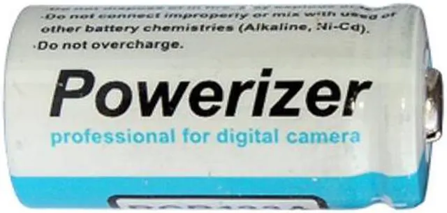 Main image of 3.6 Volt RCR123A (16340) Powerizer Lithium Ion Battery (650 mAh)