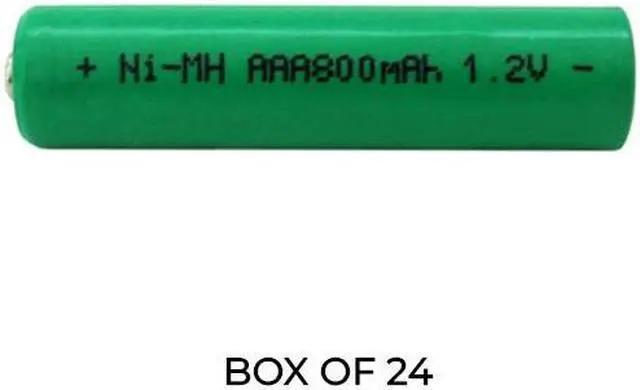 Main image of 24-Pack AAA NiMH 800 mAh 1.2 Volt Batteries